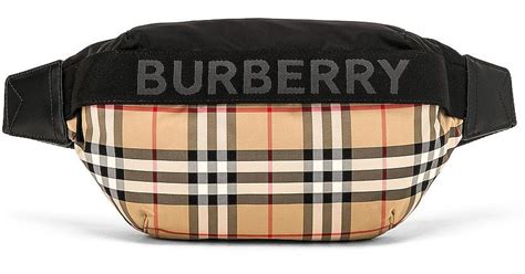 burberry sonny belt bag|burberry fanny pack men.